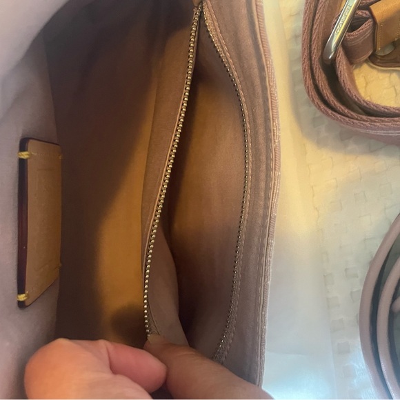 Coach Soft Tabby in Pale Purple/Pink Denim Bag - Picture 9 of 13